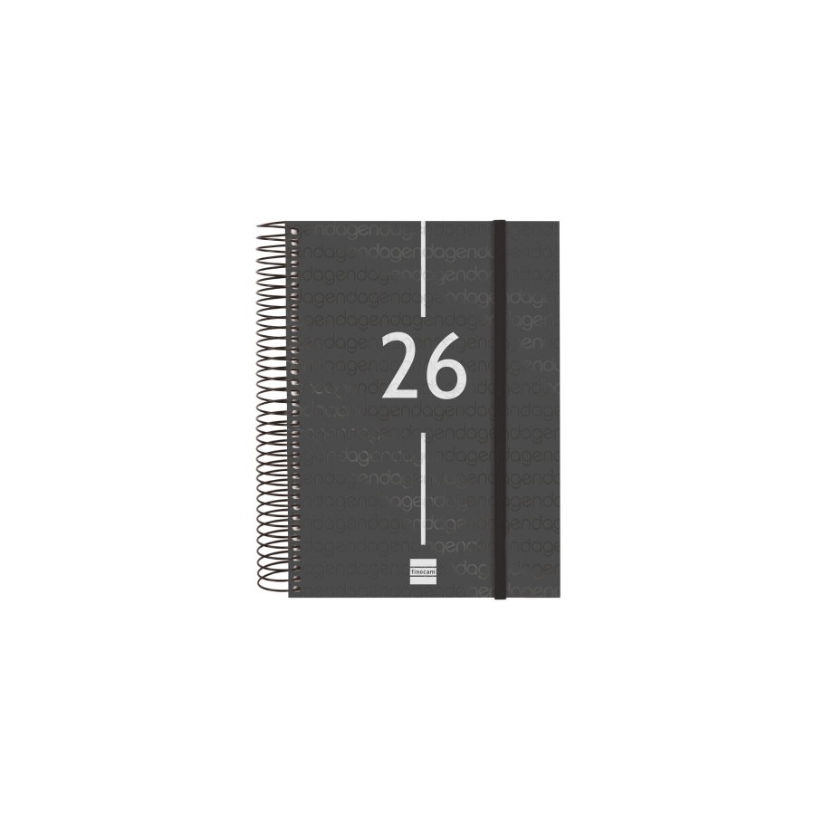 30486-AGENDA 2026 BASIC YEAR E10 155X212MM DIA PAGINA NEGRO FINOCAM 741106026 30486-AGENDA 2026 BASIC YEAR E10 155X212MM DIA PAGINA NEGRO FINOCAM 741106026