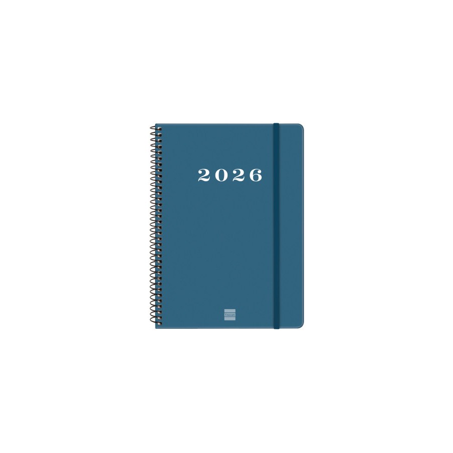 30494-AGENDA 2026 BASIC MY E10 155X212MM SEMANA VISTA HORIZONTAL AZUL FINOCAM 743501026 30494-AGENDA 2026 BASIC MY E10 155X212MM SEMANA VISTA HORIZONTAL AZUL FINOCAM 743501026