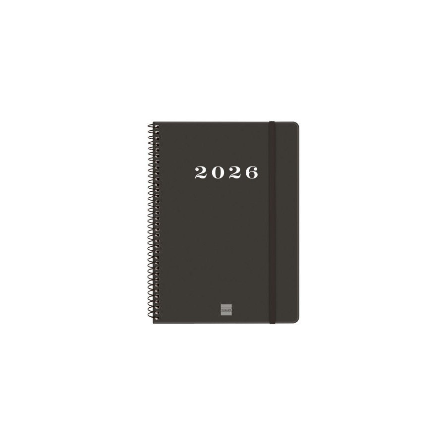 30498-AGENDA 2026 BASIC MY E10 155X212MM SEMANA VISTA HORIZONTAL NEGRO FINOCAM 743506026 30498-AGENDA 2026 BASIC MY E10 155X212MM SEMANA VISTA HORIZONTAL NEGRO FINOCAM 743506026