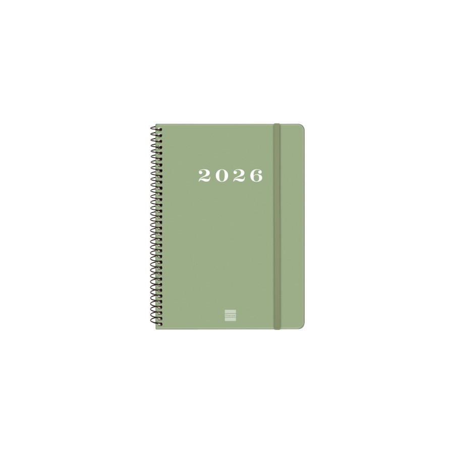 30500-AGENDA 2026 BASIC MY E10 155X212MM SEMANA VISTA HORIZONTAL VERDE FINOCAM 743502026 30500-AGENDA 2026 BASIC MY E10 155X212MM SEMANA VISTA HORIZONTAL VERDE FINOCAM 743502026