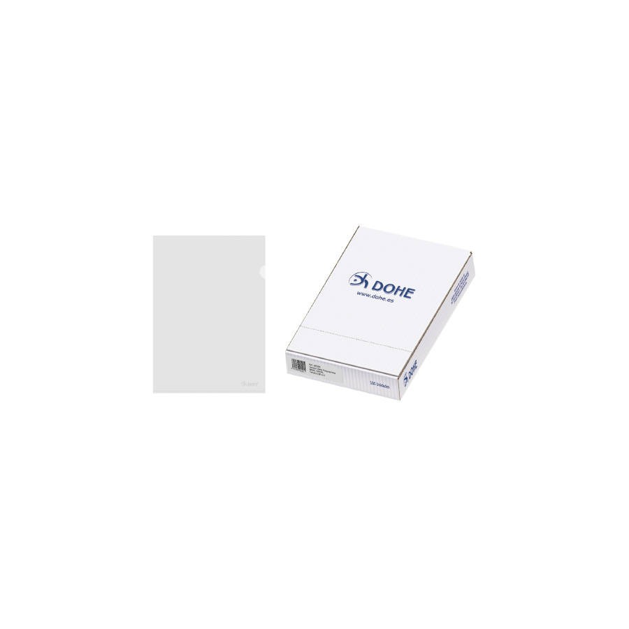 30561-CAJA 100 DOSSIERES UNERO BASIC CRISTAL A4 217X305 100 U DOHE 90591 30561-CAJA 100 DOSSIERES UNERO BASIC CRISTAL A4 217X305 100 U DOHE 90591