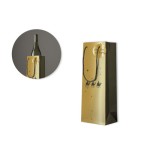 30611-BOLSA BOTELLA DORADA REYES MAGOS (12X33,7X10 CM) BISMARK 333674