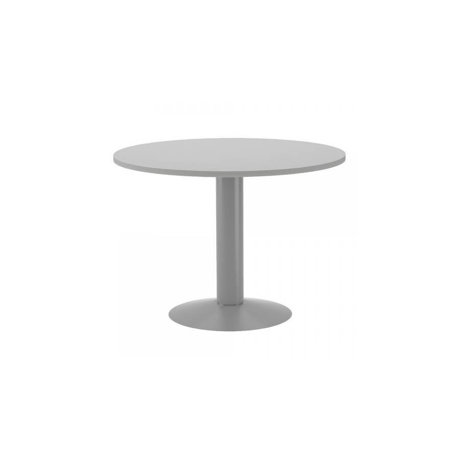 3072-MESA DE REUNIONES REDONDA 100CM DE DIAMETRO. ALTURA 72CM. COLOR: PATA METALICA GRIS / TABLERO GRIS ROCADA 3005AT02 3072-MESA DE REUNIONES REDONDA 100CM DE DIAMETRO. ALTURA 72CM. COLOR: PATA METALICA GRIS / TABLERO GRIS ROCADA 3005AT02