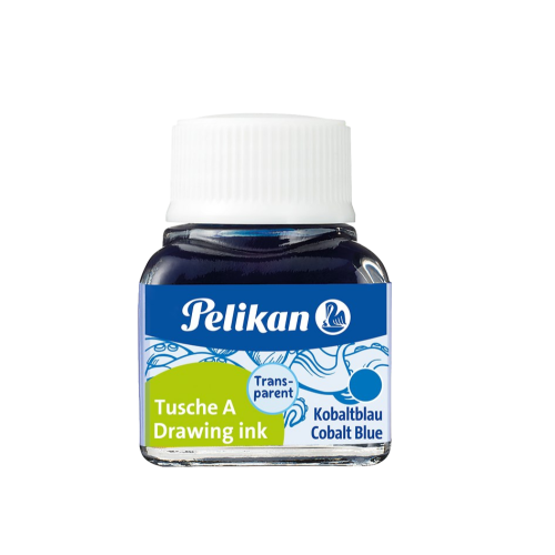 30742-FRASCO 10ML. TINTA CHINA 523 N8 AZUL COBALTO PELIKAN 400142512