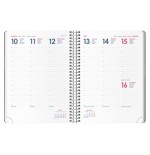 30774-AGENDA 2025 SYNCRO SEMANA VISTA 15 X 21 CM NEGRO DOHE 11622 - 25