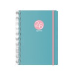 30798-AGENDA 2026 MEMPHIS ESPIRAL DIA PAGINA 15 X 21 CM. MODELO VERDE DOHE 12687 - 26