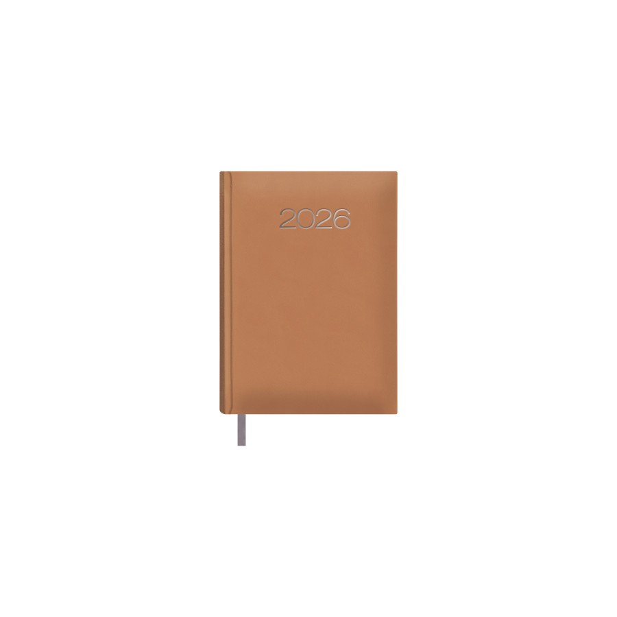 30824-AGENDA 2026 LISBOA DIA PAGINA 14 X 20 CM. COLOR CAMEL DOHE 11803 - 26