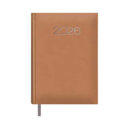 30824-AGENDA 2026 LISBOA DIA PAGINA 14 X 20 CM. COLOR CAMEL DOHE 11803 - 26