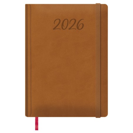 30832-AGENDA 2026 MANAOS DIA PAGINA 17 X 24 CM. COLOR MARRON DOHE 12756 - 26