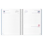 30861-AGENDA 2026 MEMPHIS ESPIRAL DIA PAGINA 15 X 21 CM. MODELO AZUL DOHE 12746 - 26