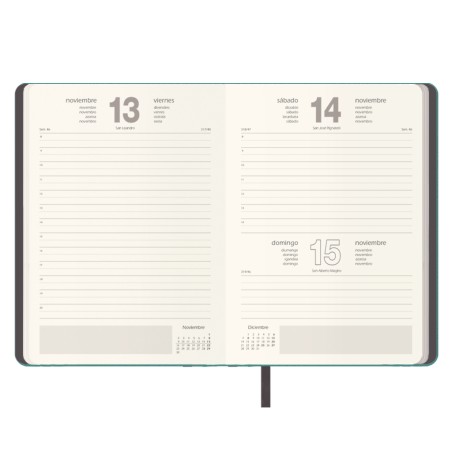 30881-AGENDA 2026 MANHATTAN DIA PAGINA 14 X 20 CM. COLOR VERDE 12869 - 26