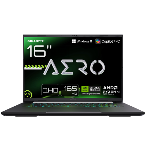 30904-GIGABYTE PORTATIL AERO X16 2WHA3ESC65AH,AMD RYZEN AI 9 HX 370,32GB DDR5,SSD 1TB+1TB,16" 16.0 QHD+ 165HZ,RTX5070/8G