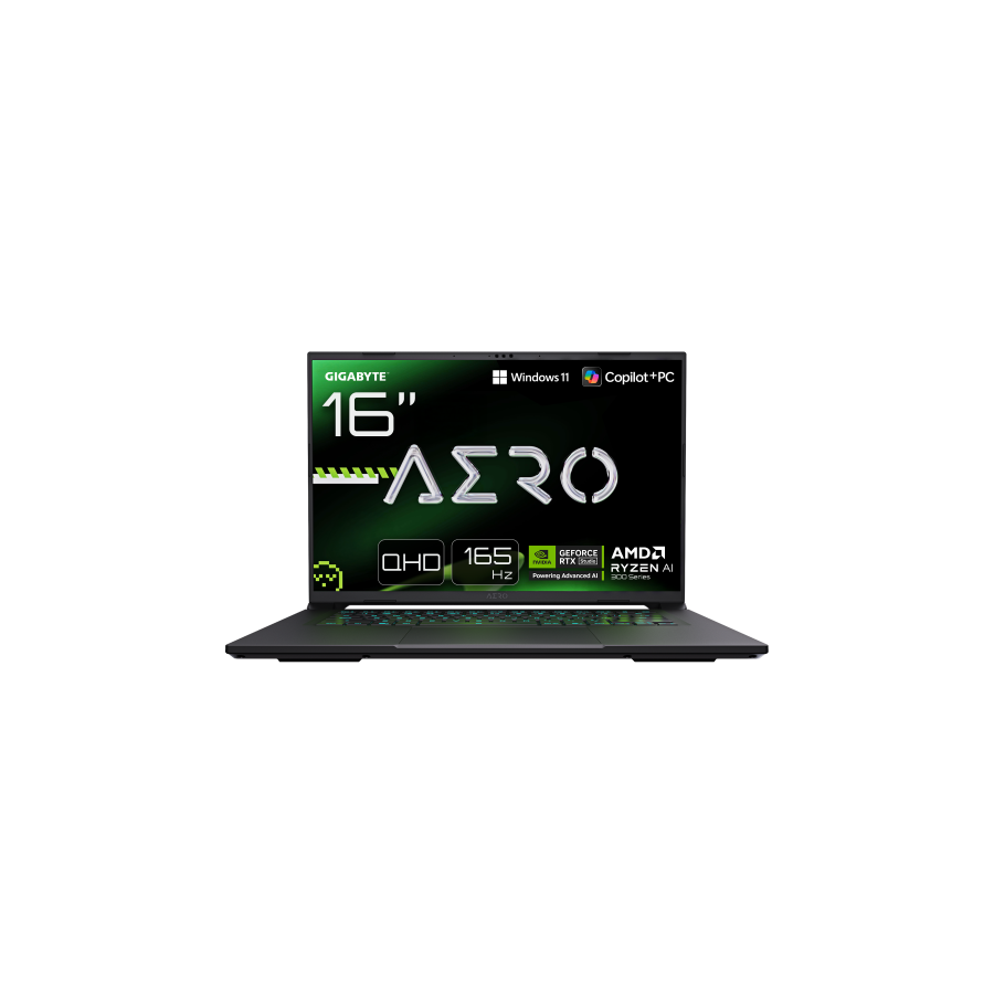 30904-GIGABYTE PORTATIL AERO X16 2WHA3ESC65AH,AMD RYZEN AI 9 HX 370,32GB DDR5,SSD 1TB+1TB,16" 16.0 QHD+ 165HZ,RTX5070/8G