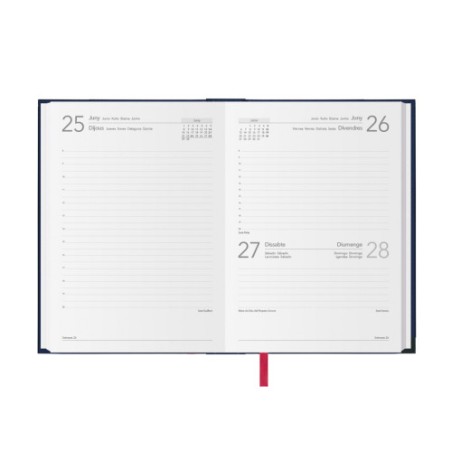30974-AGENDA 2026 SINTEX DIA PAGINA 14 X 20 CM. COLOR NEGRO CATALAN DOHE 11408 - 26