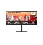 31037-LG 34BA75QE-B pantalla para PC 86,4 cm (34") 3440 x 1440 Pixeles Wide Quad HD LCD Negro