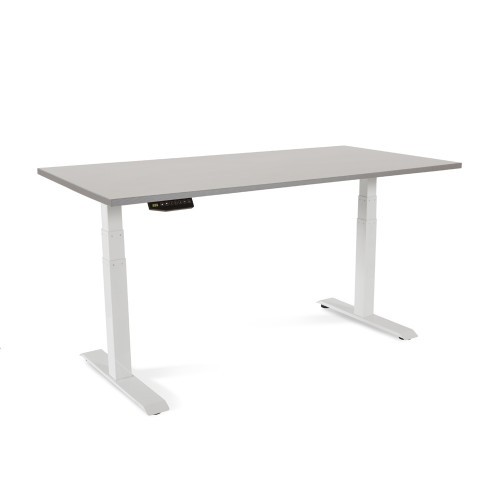 3104-MESA 160CM REGULABLE EN ALTURA ELECTRICAMENTE. TABLERO COLOR GRIS ROCADA 2002XCR02