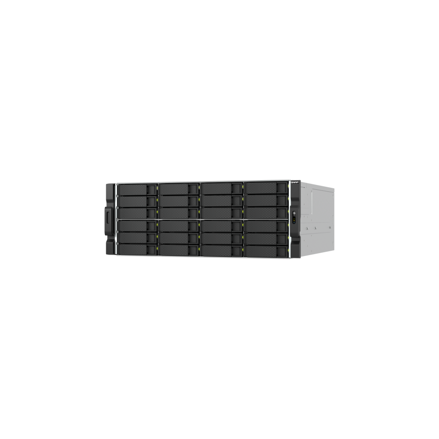 31041-QNAP TS-h2477AXU-RP Servidor de almacenamiento Bastidor (4U) AMD RyzenT 7 7745 32 GB DDR5 0 TB QNAP QTS Negro, Gri