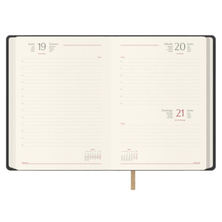 31066-AGENDA 2026 SAMBA DIA PAGINA 15 X 21 CM. COLOR NEGRO DOHE 12887 - 26