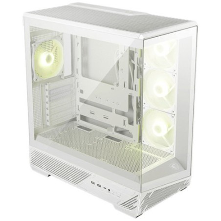 31074-CAJA MSI MAG PANO 130R PZ WHITE,3X2.5"+2X2.5"/3.5",3X120+1X120MM (ARGB),2XUSB3.2+1USB3.2 TYPE C+AUDIO+MICRO,MID TO
