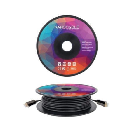 31186-NANOCABLE CABLE HDMI V2.1 AOC 8K@60HZ 4K@120HZ 48Gbps 60 M