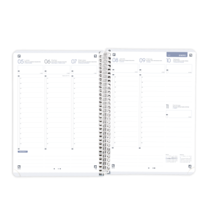 31225-AGENDA 2026 LIVE A5 15X21CM SEMANA VISTA COLORES VIVOS OXFORD 400201729