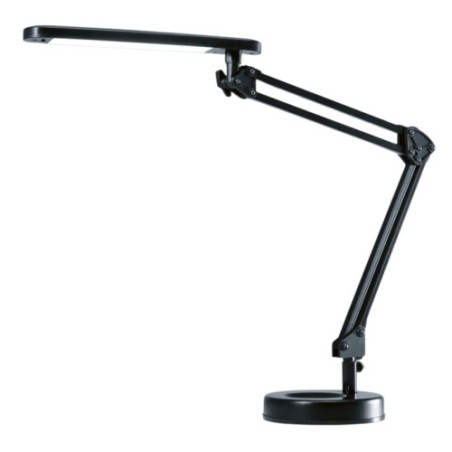 31279-LAMPARA LED4STARS SOBREMESA CON CABEZAL PIVOTABLE 150X565X280 MM NEGRO ARCHIVO 2000 5061B NE