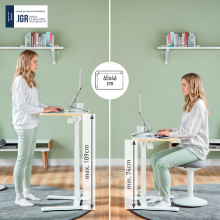 31362-MESA ELEVABLE PEQUENA PLEGABLE LEITZ ERGO KENSINGTON 65880001