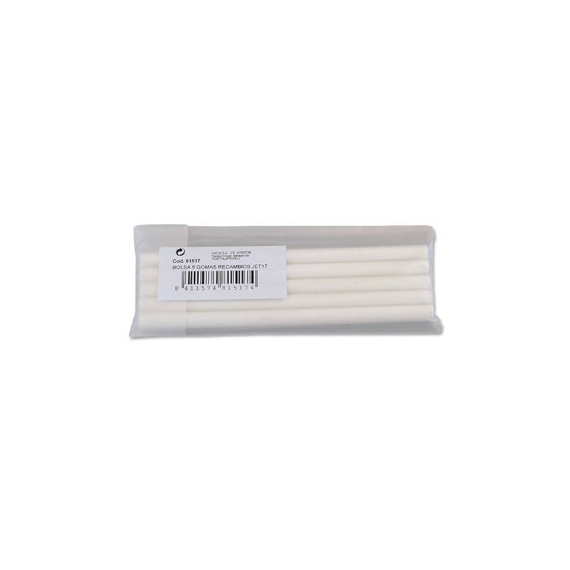 3146-BOLSA 5 RECAMBIOS GOMAS JET ERASER MILAN 81517