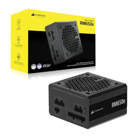 31809-Corsair RM650e unidad de fuente de alimentacion 650 W 24-pin ATX ATX Negro