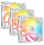 31837-Corsair RS120-R ARGB Carcasa del ordenador Ventilador 12 cm Blanco 3 pieza(s)