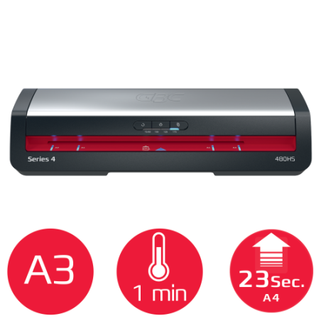 31926-PLASTIFICADORA MODELO 480HS DIN A3 COLOR PLATA GBC 4410072EU