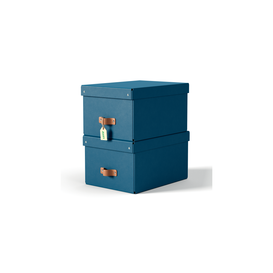 32230-PACK 2 CAJAS DE ALMACENAMIENTO CARTON MEDIANA COLOR AZUL LEITZ 61490068 32230-PACK 2 CAJAS DE ALMACENAMIENTO CARTON MEDIANA COLOR AZUL LEITZ 61490068