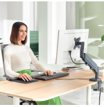 32235-BRAZO PARA UN MONITOR LEITZ ERGO SPACESAVING COLOR GRIS OSCURO KENSINGTON 64890089