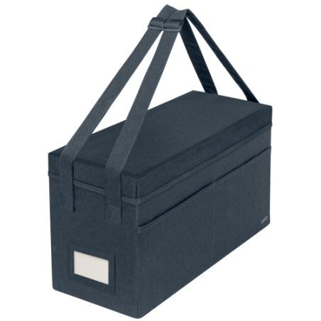 32241-BOLSA DE TRABAJO PARA HOT DESKING DE TELA CON TAPA, COLOR GRIS LEITZ 67230089