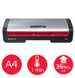 32246-PLASTIFICADORA MODELO 250 DIN A4 COLOR PLATA GBC 4410070EU