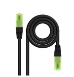 32338-Nanocable Cable de Red Latiguillo RJ45 CAT.6 UTP AWG26 CCA, Negro, 3 m