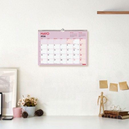 32358-CALENDARIO 2026 NEUTRO PARED ESCRIBIR GRAFIK A4 210X297MM FINOCAM 787220126