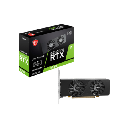 32376-MSI GEFORCE RTX 3050 LP E 6G OC tarjeta grafica NVIDIA 6 GB GDDR6