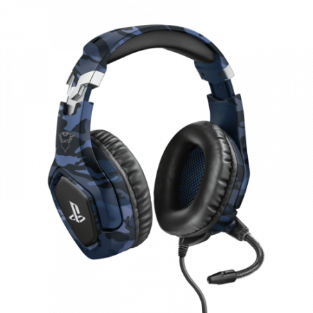 32591-Trust GXT 488 Forze PS4 Auriculares Diadema Conector de 3,5 mm Negro, Azul