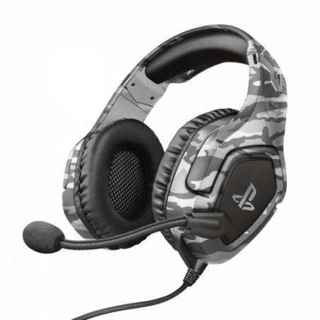 32594-Trust GXT 488 Forze PS4 Auriculares Diadema Conector de 3,5 mm Negro, Gris