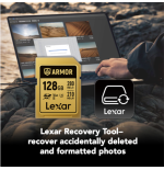 32616-Lexar Armor Gold 128 GB SDXC UHS-II