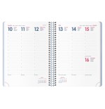 32654-AGENDA 2026 SYNCRO ESPIRAL SEMANA VISTA 15 X 21 CM. AZUL DOHE 11630 - 26