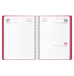 32657-AGENDA 2026 DENVER ESPIRAL DIA PAGINA 15 X 21 CM. COLOR ROJO DOHE 12719 - 26
