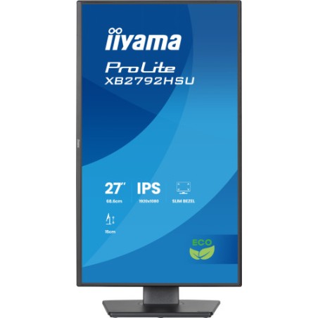 32669-MONITOR IIYAMA PROLITE XB2792HSU-B1, 68,6 CM (27"), 1080 X 1920 PIXELES, QUAD HD, LED, 3 MS, NEGRO