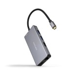 32883-NANOCABLE HUB USB-C 3XUSB-A+2XHDMI+RJ45+TF+SD+USB-C PD 100W