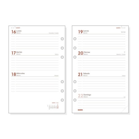 32928-RECAMBIO ANUAL 2026 R593 OPEN500 117X181MM SEMANA VISTA HORIZONTAL FINOCAM 711580026