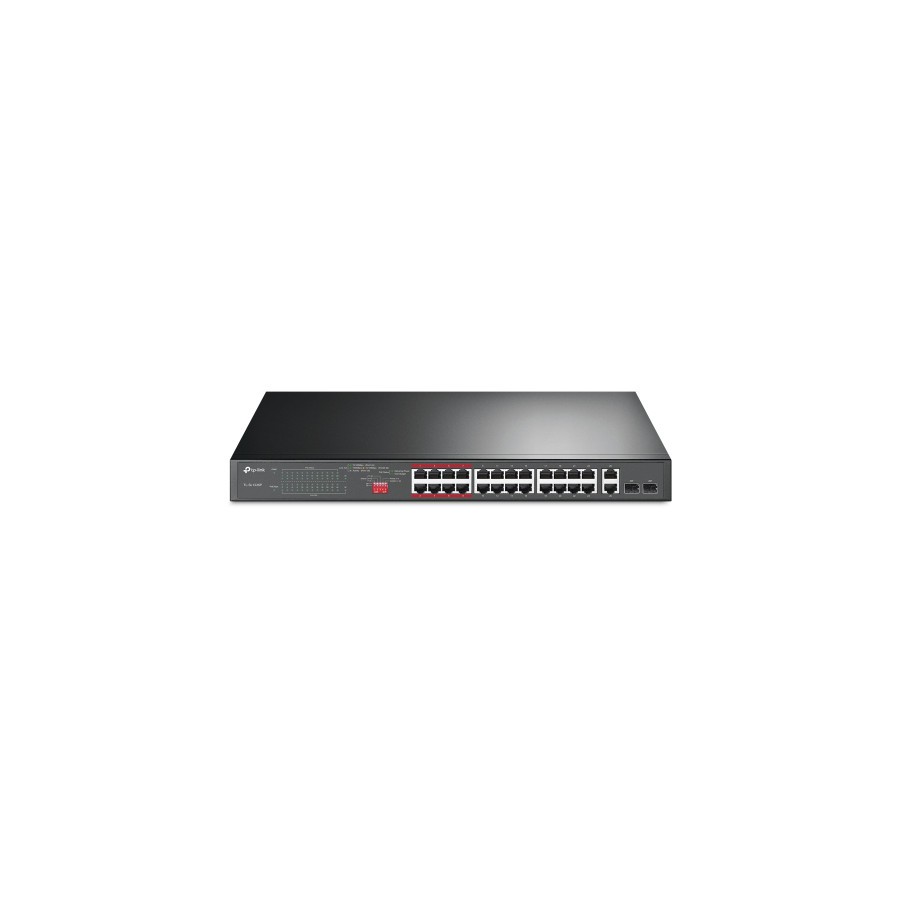 32990-TP-LINK TL-SL1226P No administrado Fast Ethernet (10/100) Gris 1U Energia sobre Ethernet (PoE)