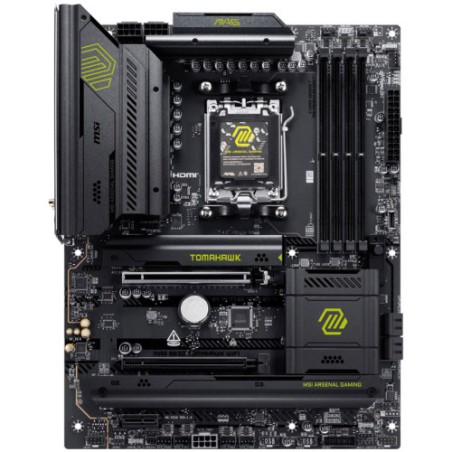 33074-PLACA MSI MAG B850 TOMAHAWK WIFI,AMD,AM5,B850,4DDR5,256GB,1HDMI,4SATA3+2M.2,5GBLAN+WIFI7+BT5.4,4USB3.2+2 TYPE-C,AT