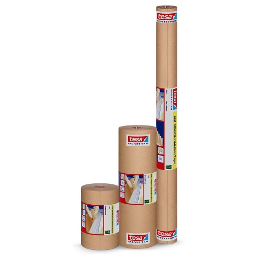33129-ROLLO PAPEL PROTECTOR AUTOADHESIVO MARRON 15CM X 50M. TESA 74922-00000-00