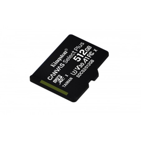 3317-Kingston Technology Canvas Select Plus memoria flash 512 GB SDXC Clase 10 UHS-I